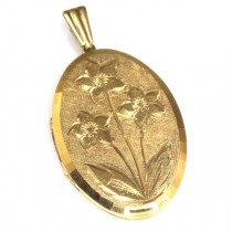 pandantiv victorian "locket". rolled gold. cca 1880 Marea Britanie